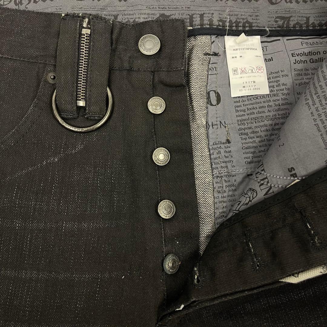 john gallianoジョン・ガリアーノ★黒デニム