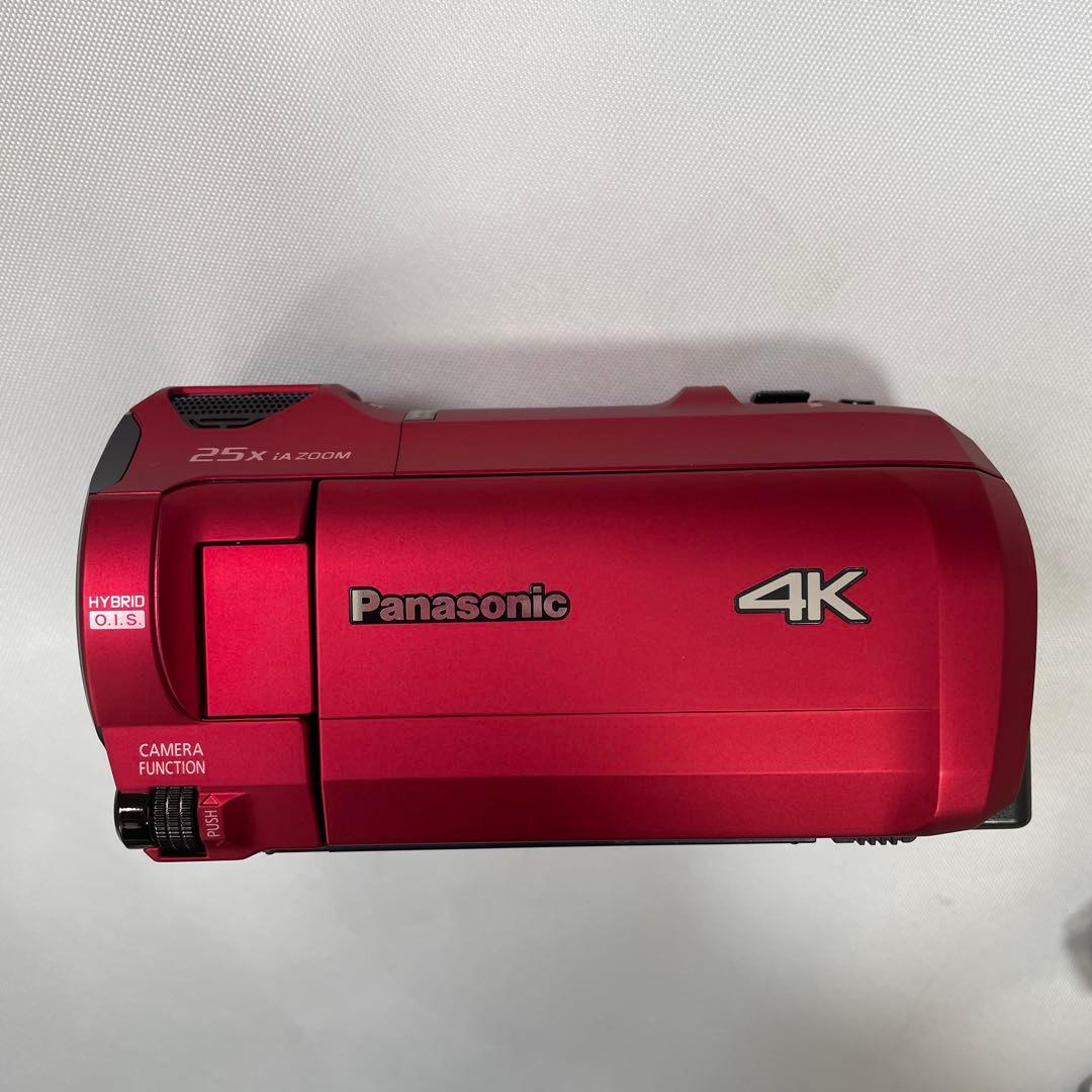 【未使用級】Panasonic 4Kビデオカメラ　HC-VX992M レッド