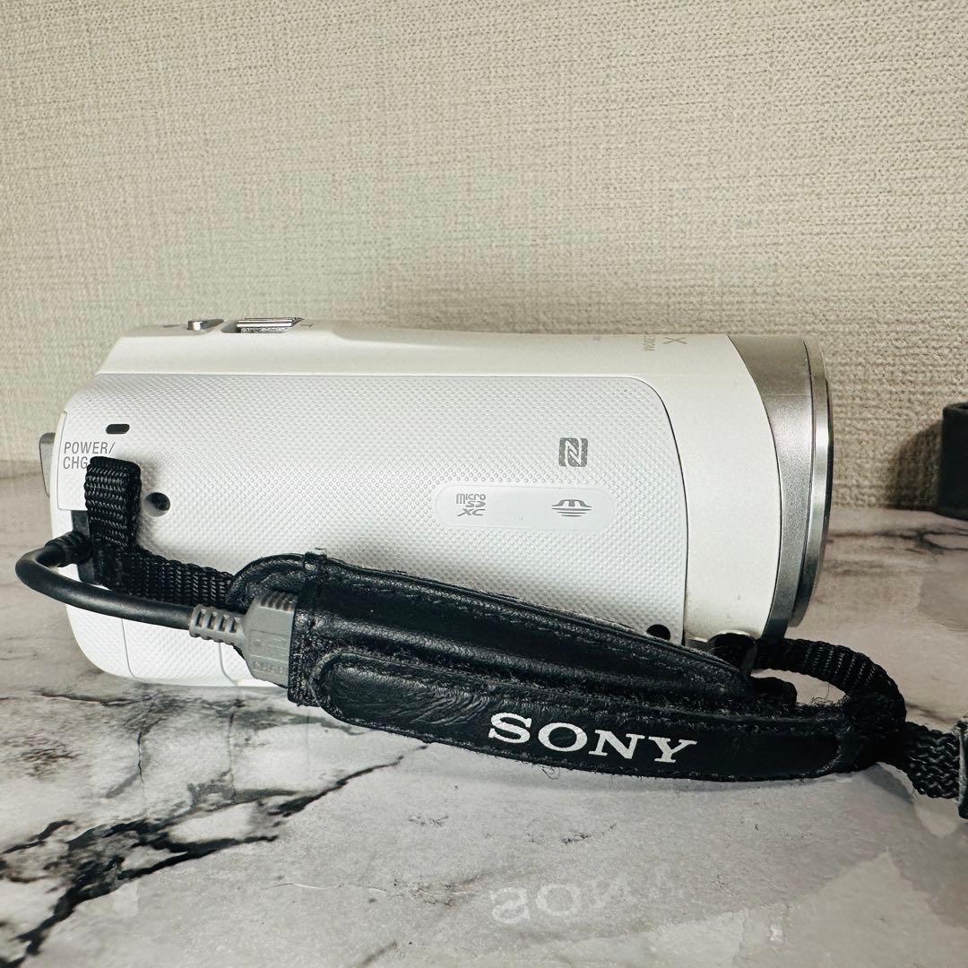 SONYハンディカム　HDR-CX485 ホワイト　Wi-Fi対応