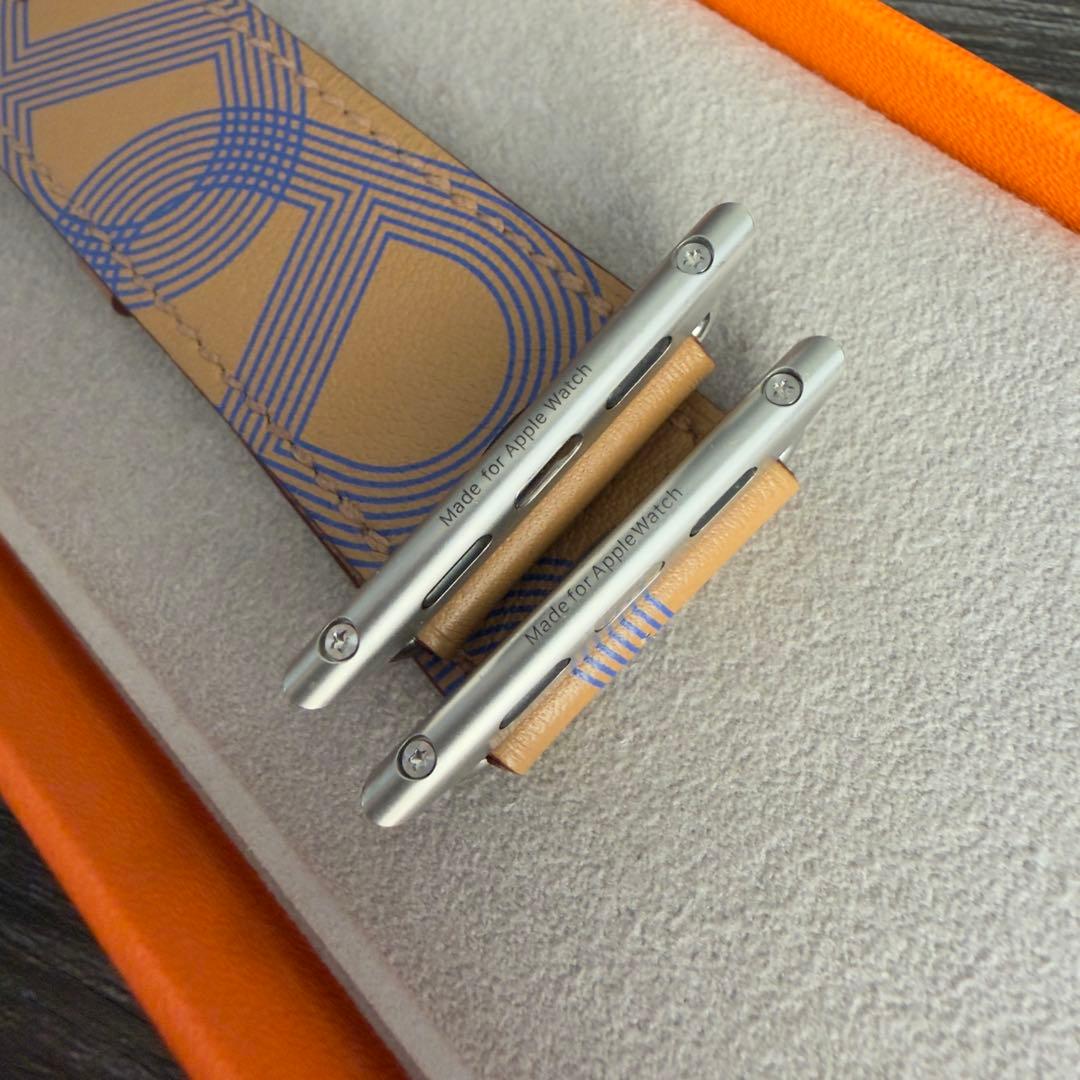 145 試着のみ　Apple Watch エルメス　サーキット　ブラウン　レザー