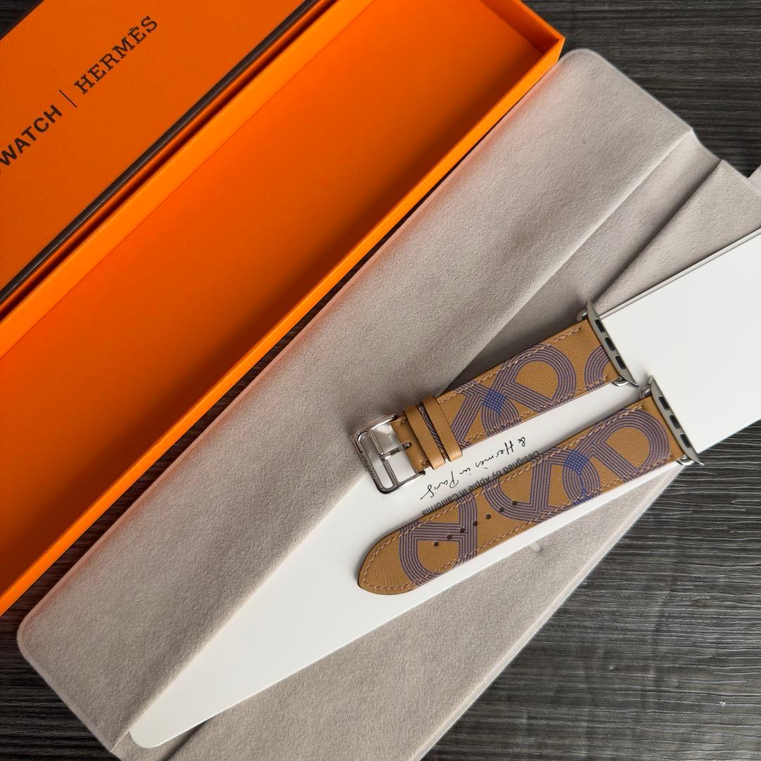 145 試着のみ　Apple Watch エルメス　サーキット　ブラウン　レザー