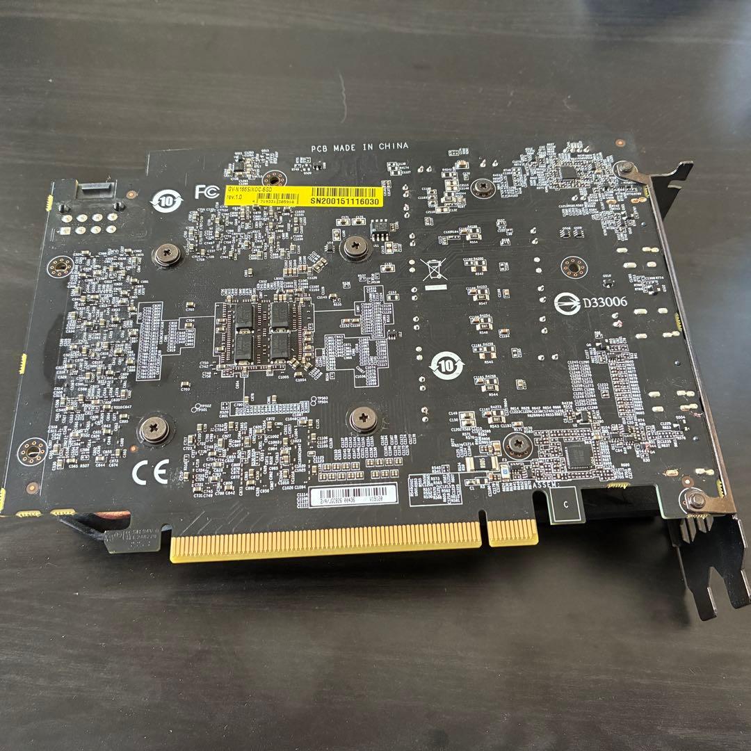 GIGABYTE GV-N1660XOC-6GD グラフィックボード