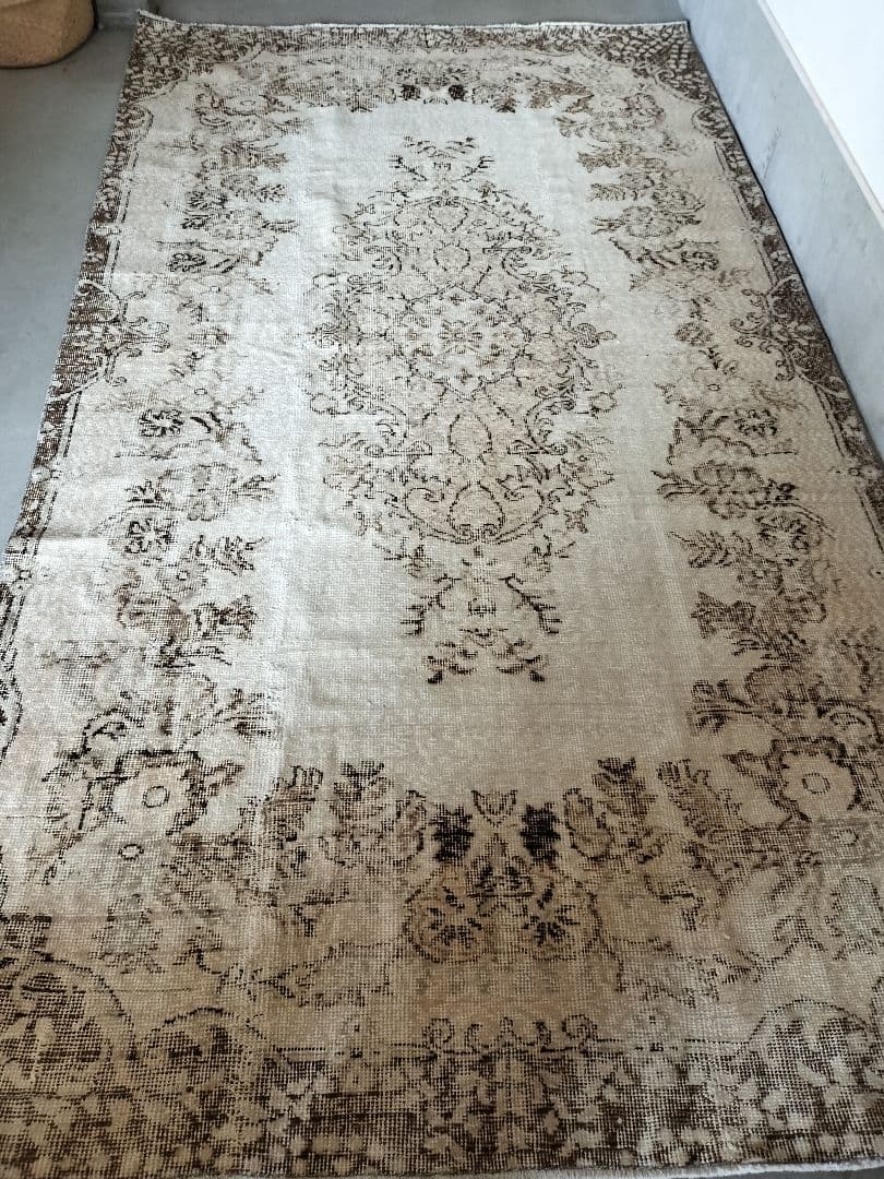 【strawberry_jam15】超大判クリームベージュラグNo.629