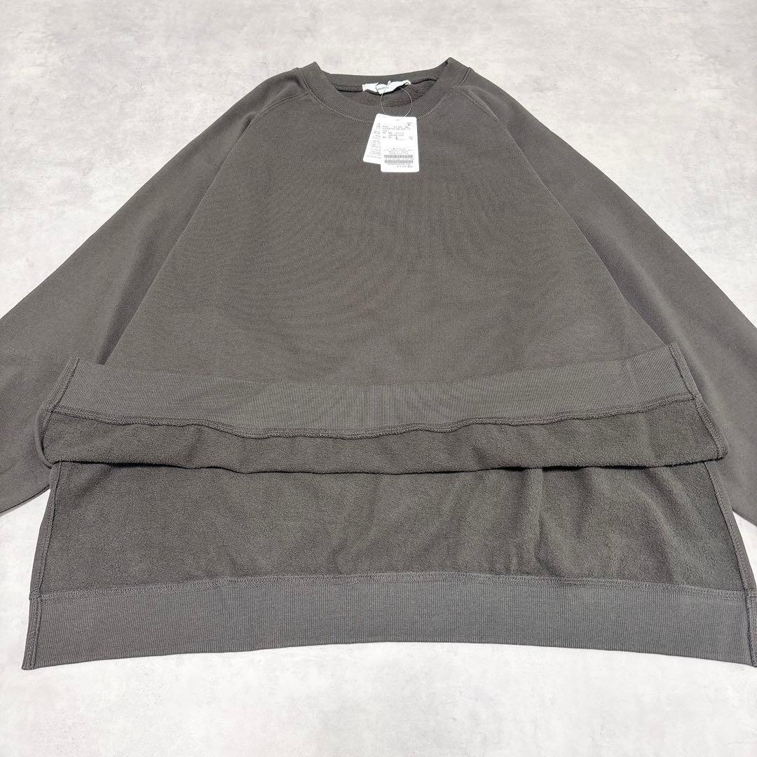 新品タグ付◇フレームワーク◇ラグランポンチョスエット◇ブラックD