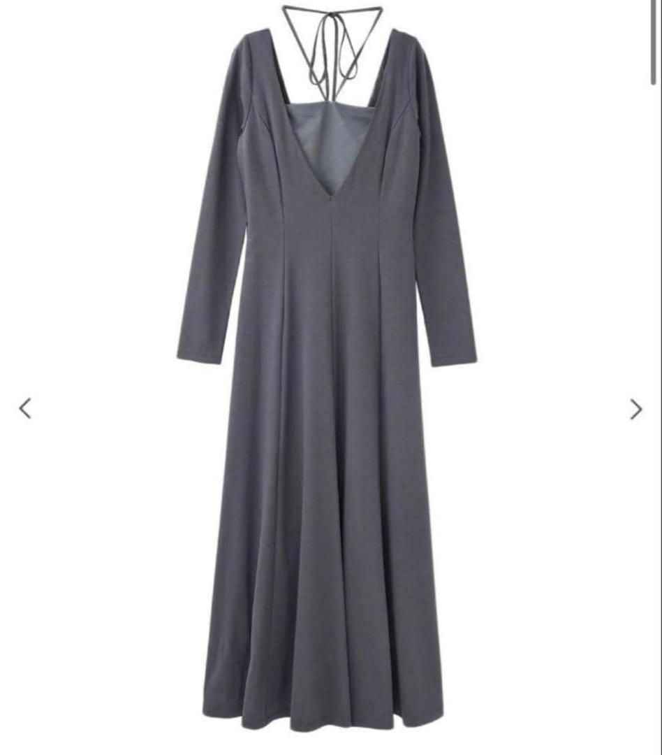 エメイン　Aimeine ウエストシェイプストレッチレイヤードワンピース