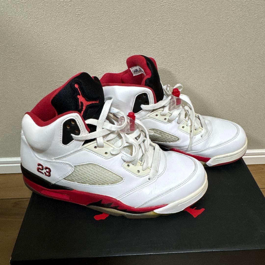 AIR JORDAN5 エアジョーダン5 ファイヤーレッド ブラックタン　美品