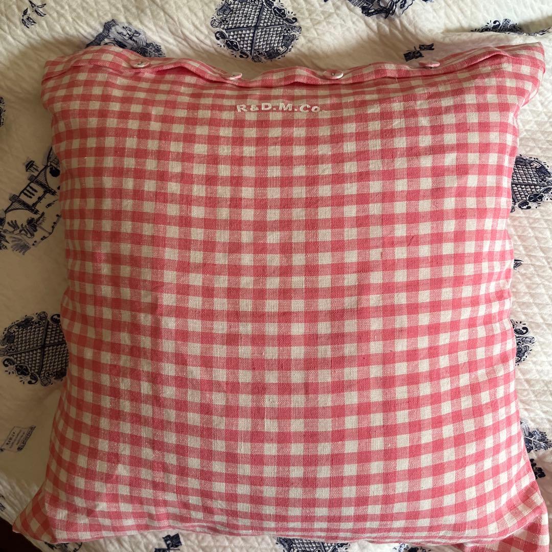 オールドマンズテーラー☆今期購入ギンガムチェッククッションカバー