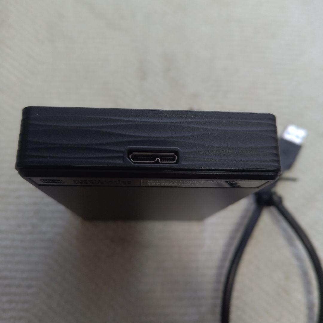 アイオーデータ　2.5インチ 4TB 外付けHDD 使用時間少