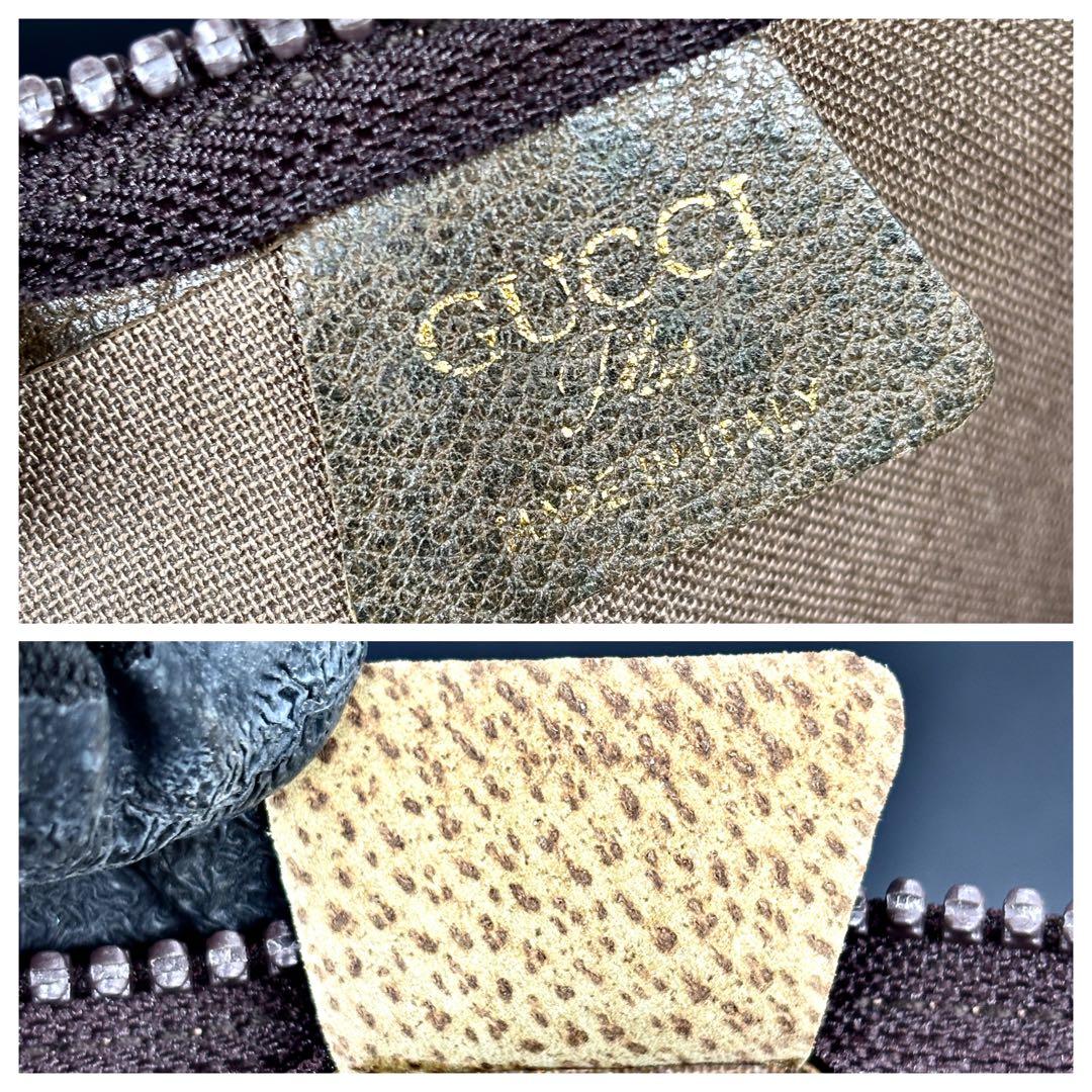保証書付き　オールド gucci クラッチバッグ GGスプリーム
