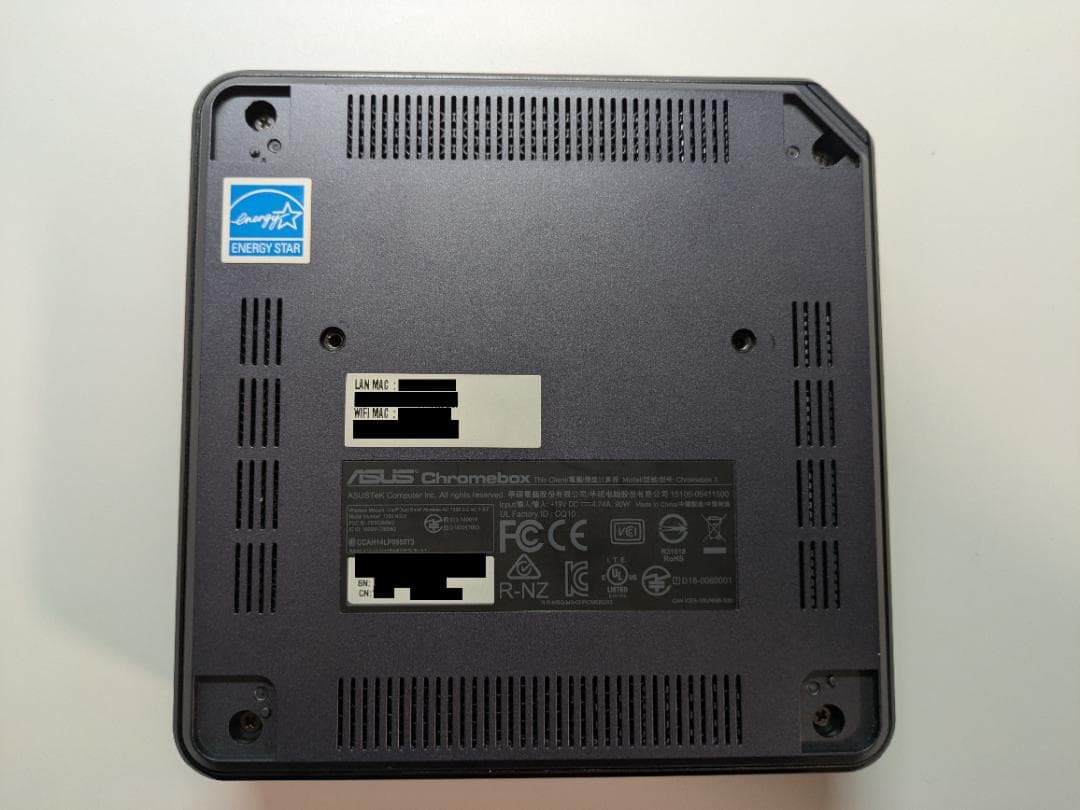 ASUS Chromebox-3 i7-8550U ジャンク