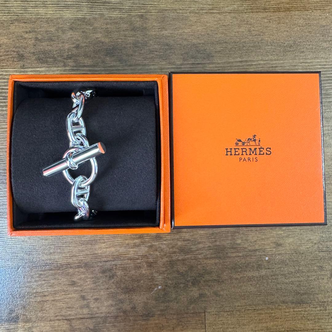 【新品未使用】 MM 16 コマ エルメス シェーヌダンクル ブレスレット
