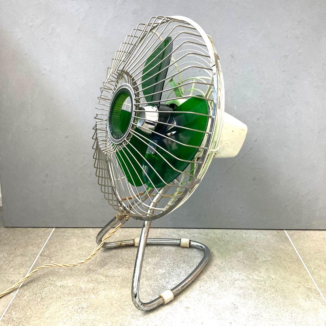 昭和レトロ 富士電機 サイレントファン 扇風機 3枚羽 レトロ家電
