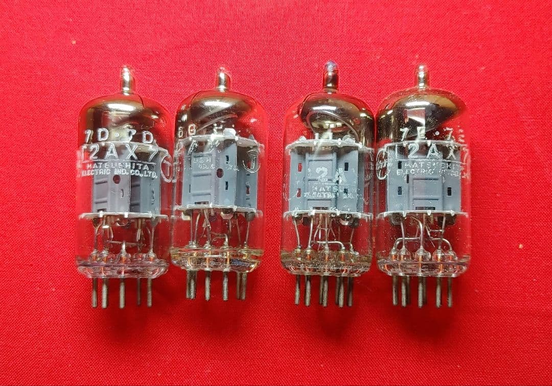 m*a様 値下げ★真空管 12AX7 4本 松下　ナショナル MADE IN J