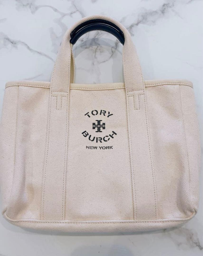 TORY BURCH アイボリー トートバッグ