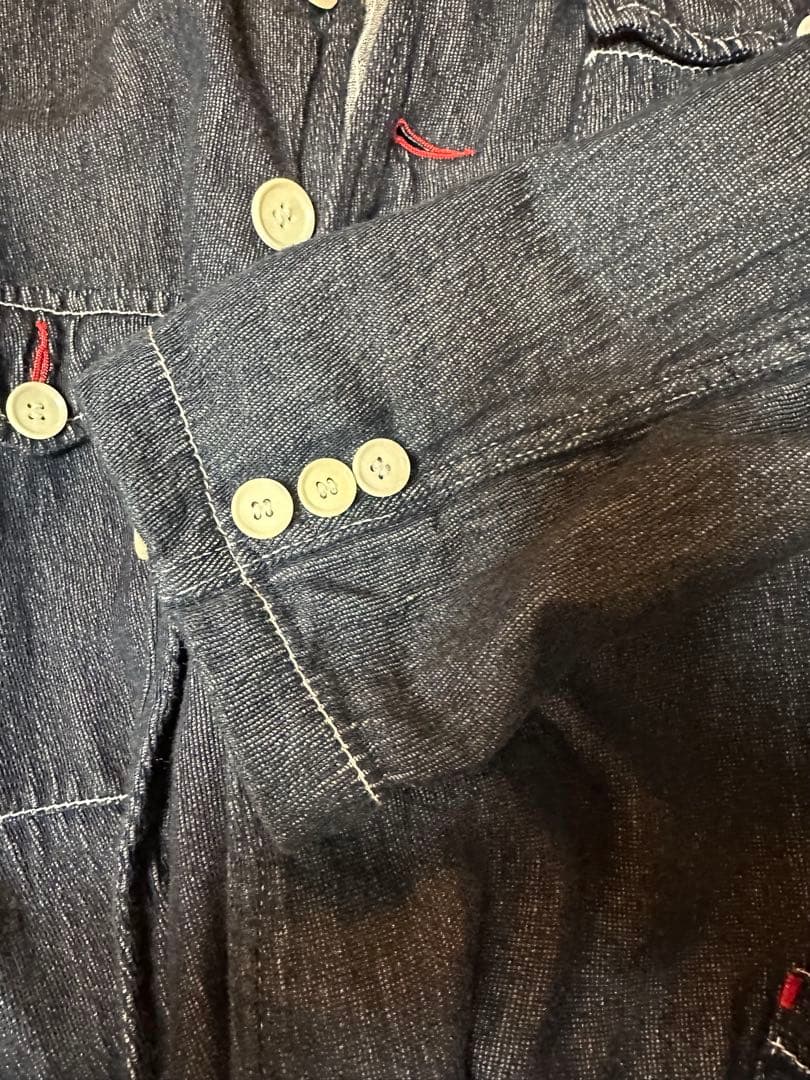 トリコ　コムデギャルソン tricot デニムジャケット ダークブルー