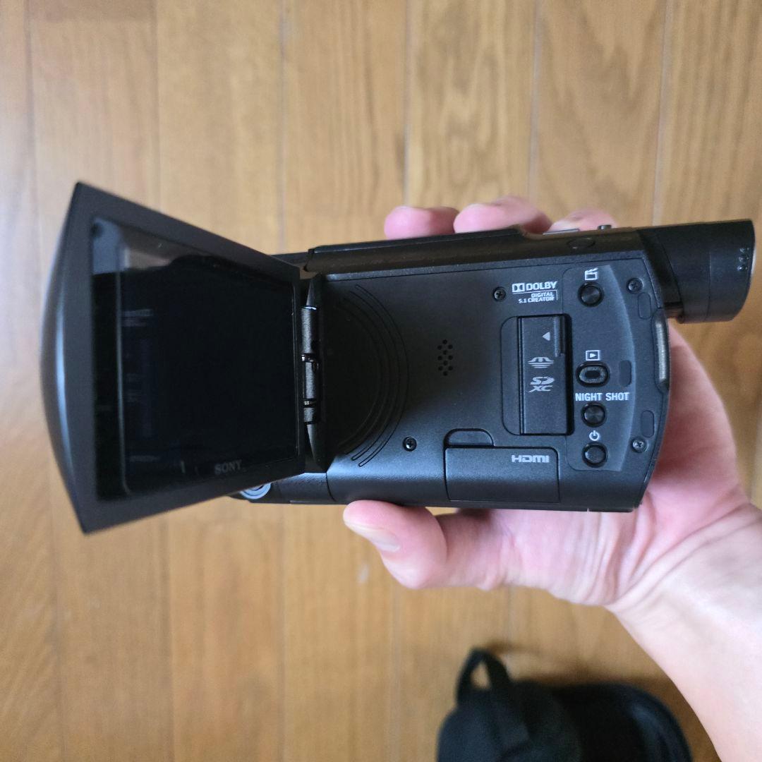 【アクセサリー】SONY 4K ビデオカメラ FDR-AX60 【4万円相当付】