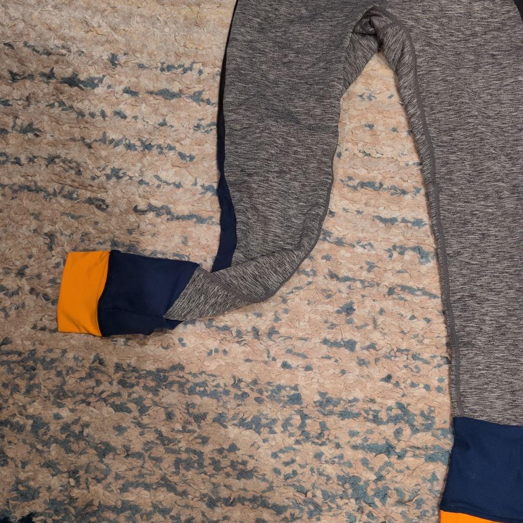 24年購入ナゴンスタンス　スリムフィット レギンス グレー/ネイビー/オレンジ