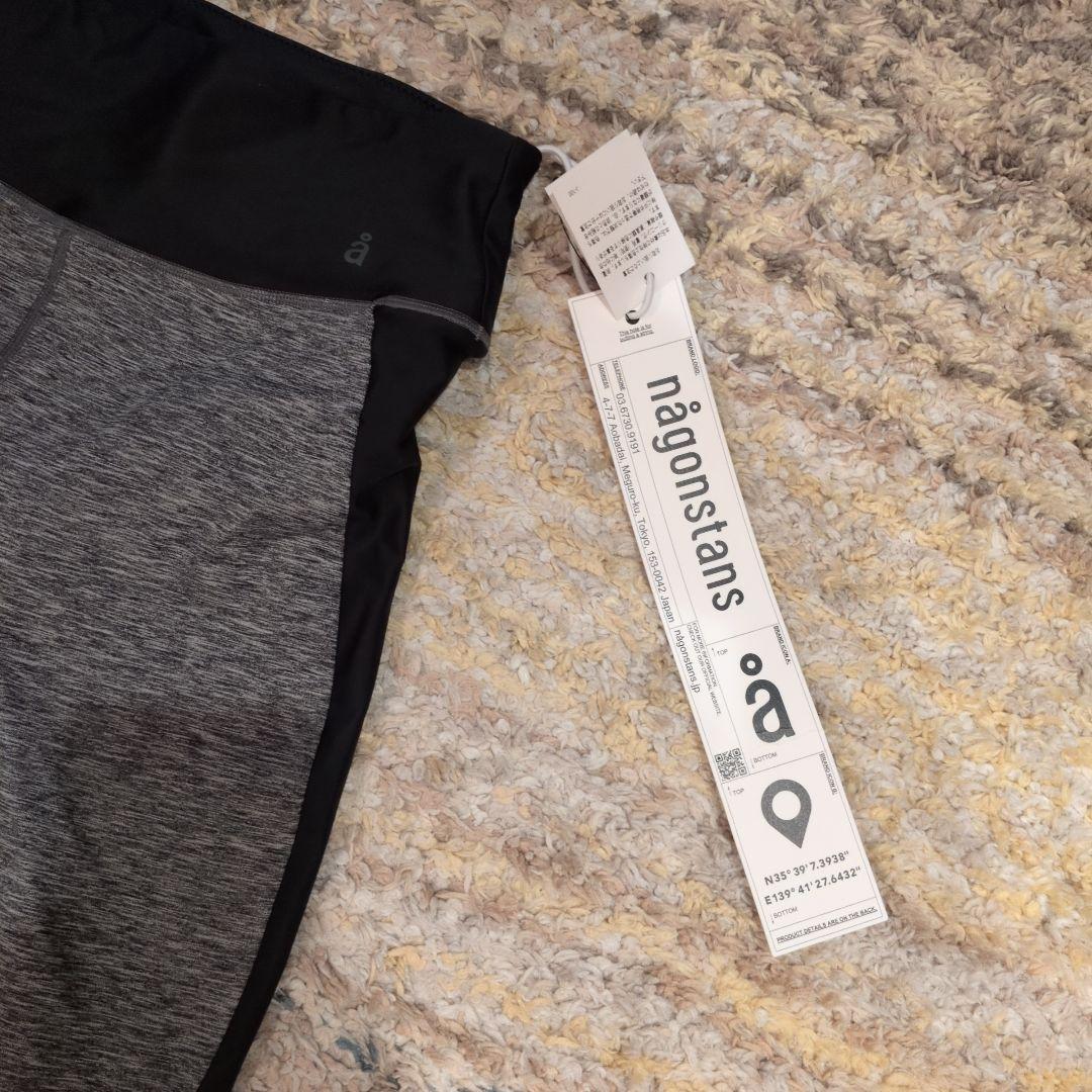 24年購入ナゴンスタンス　スリムフィット レギンス グレー/ネイビー/オレンジ