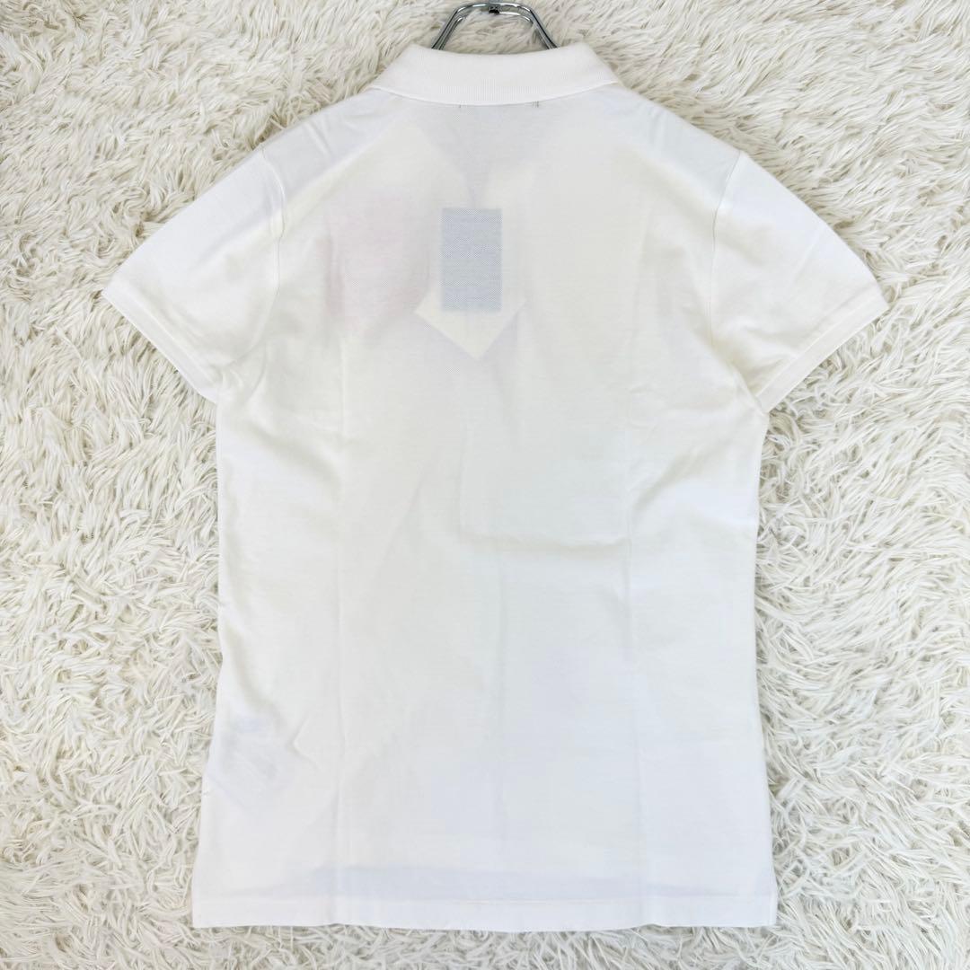 新品 未使用 希少 ラルフローレン ポロシャツ ピンクポニー 半袖 白 刺繍 L