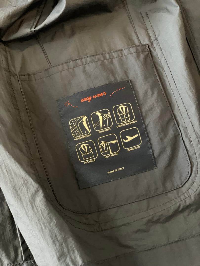 LARDINI ナイロンジャケット　テーラードジャケット