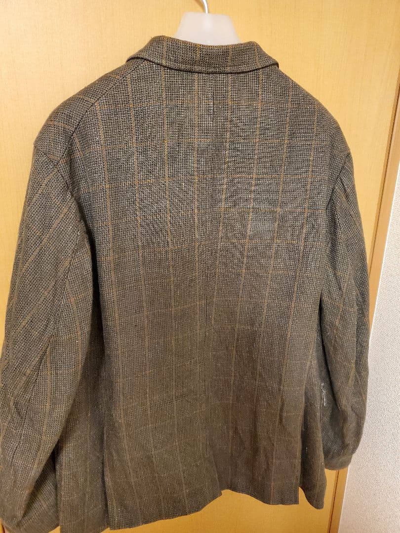 ナイジェルケーボン　コブラージャケット　ヘンプチェック　107800円