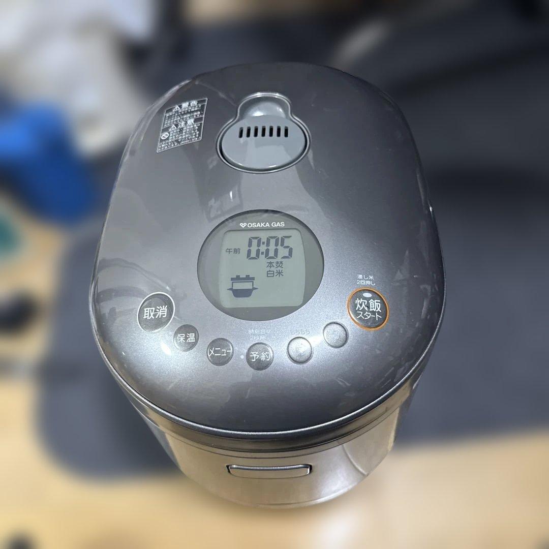 最終値下げ　リンナイ ガス釜 炊飯器 RR-055MST 5.5合炊き