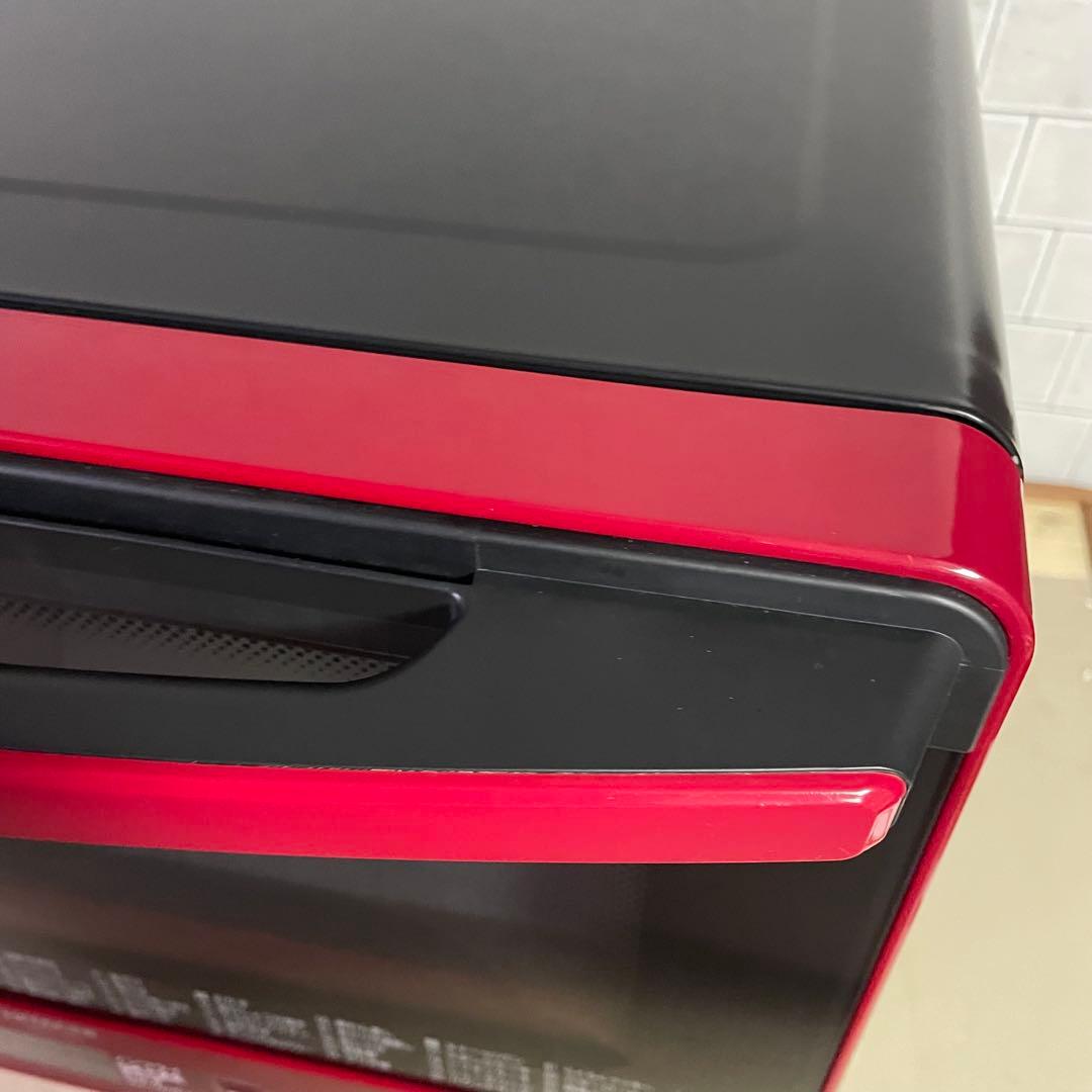 超美品‼️ヘルシーシェフ◉31リットル　電子レンジ　オーブンレンジ　赤s8x