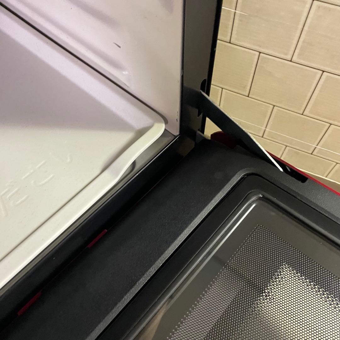 超美品‼️ヘルシーシェフ◉31リットル　電子レンジ　オーブンレンジ　赤s8x