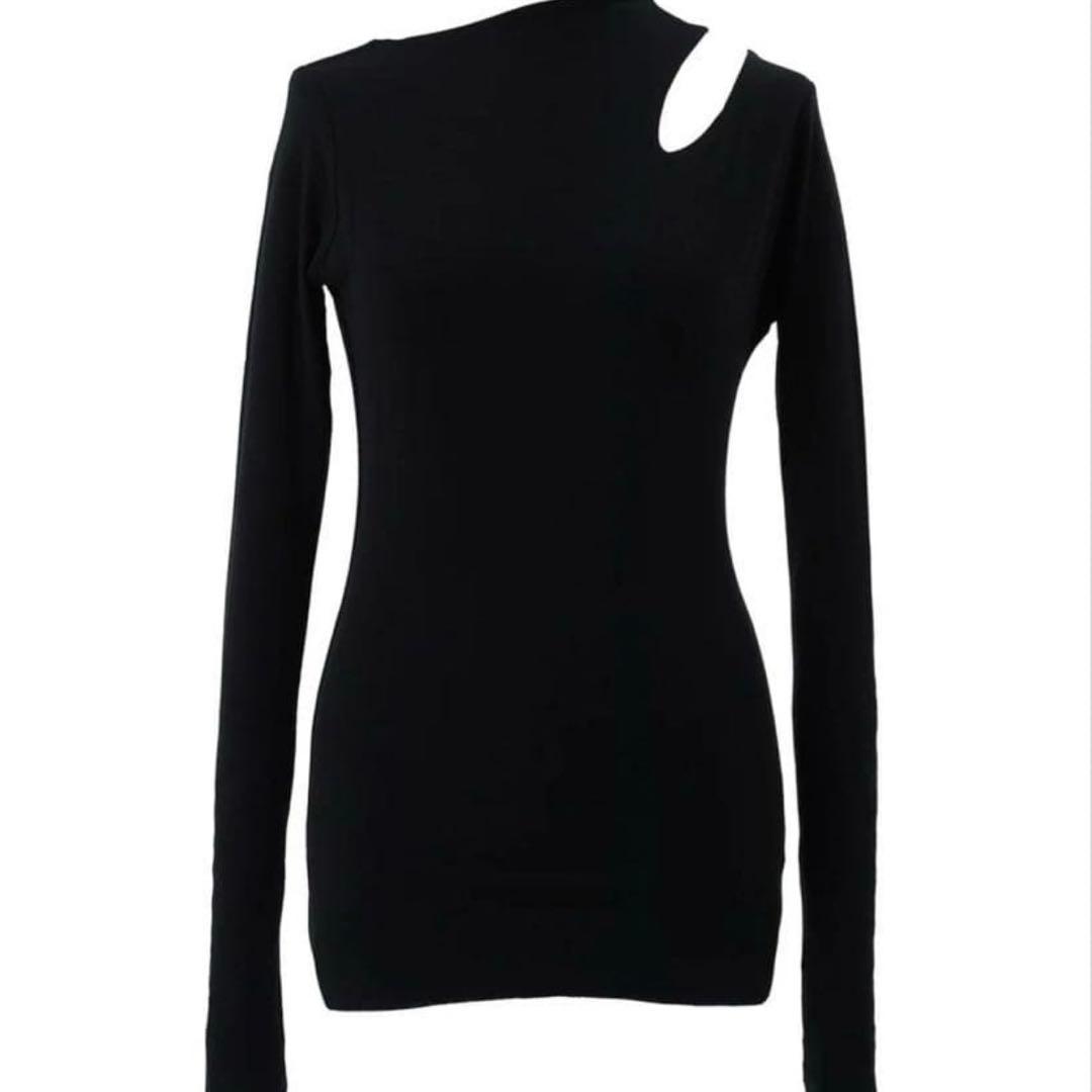 Cygne シーニュショルダーオープンカットオフT Colas ブラック