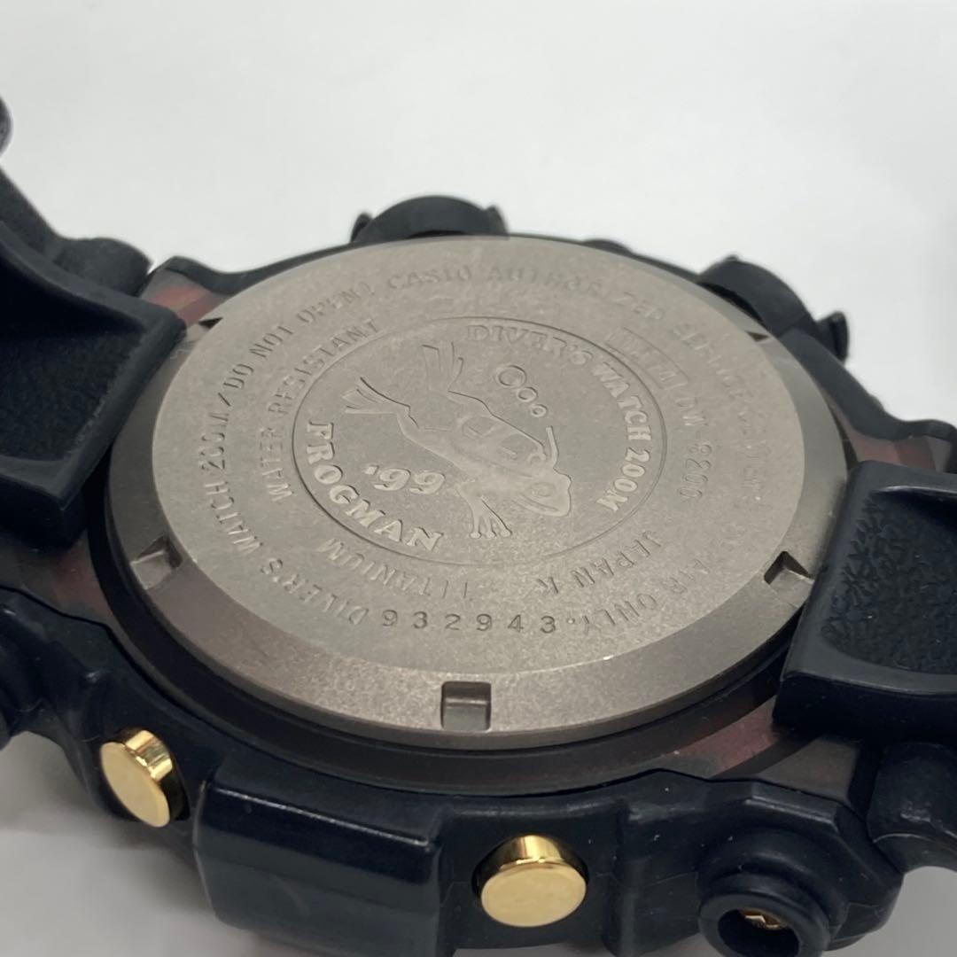 ✨美品✨G-SHOCK FROGMAN '99 DW-8200 黒金蛙