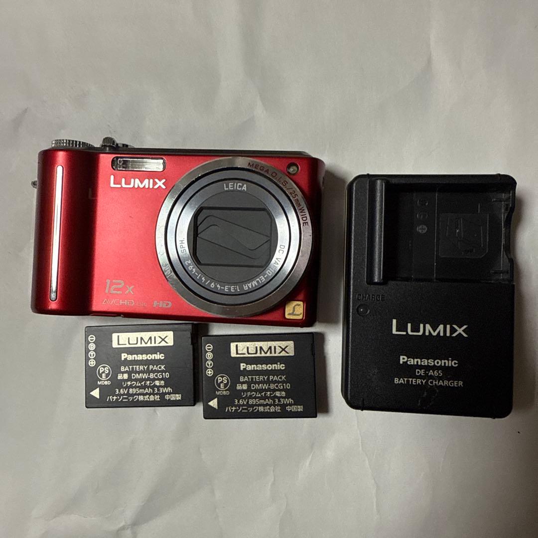 LUMIX 12x AVCHD Lite HD レッド