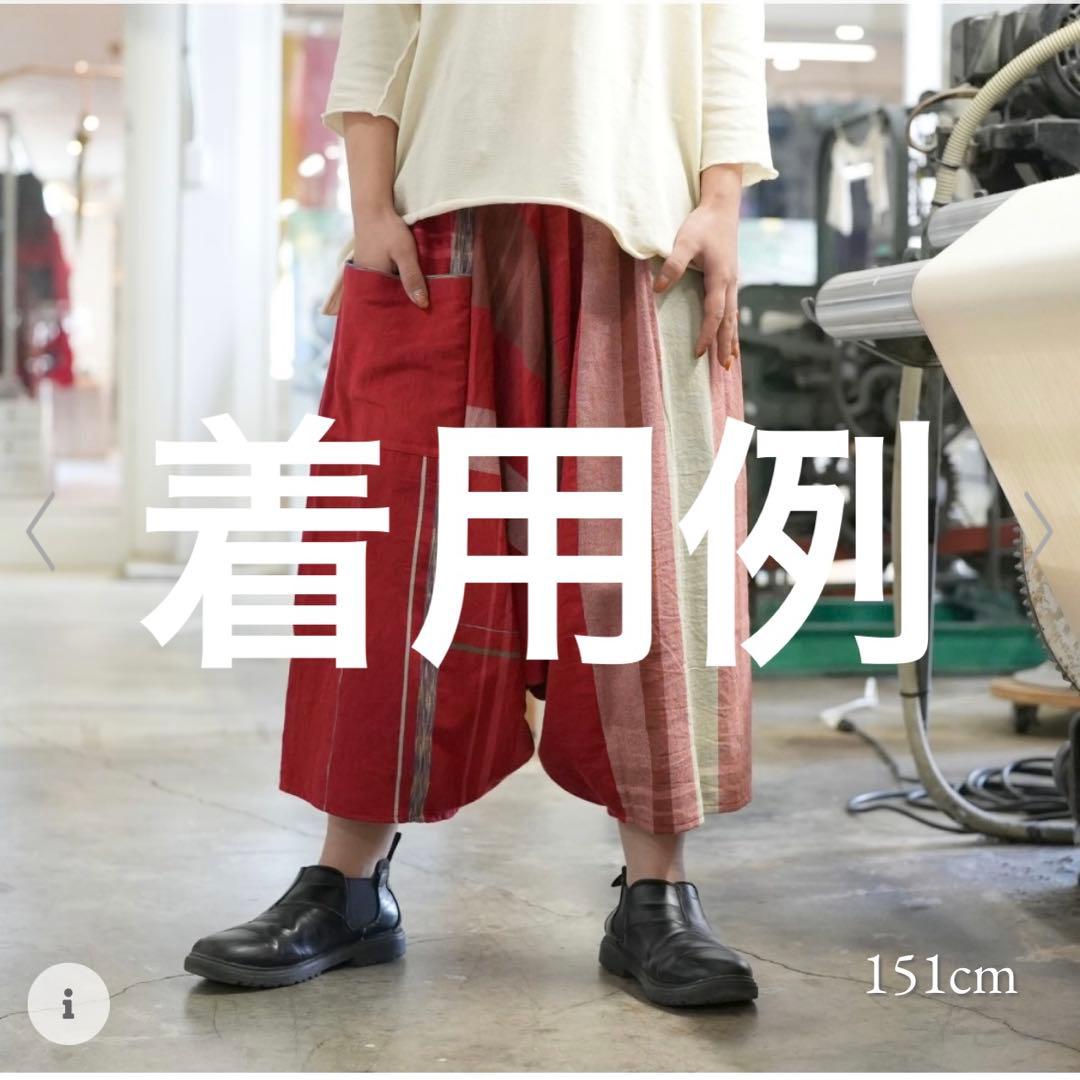 タマキニイメ　タルンパンツ　ショート　ネイビー　綿