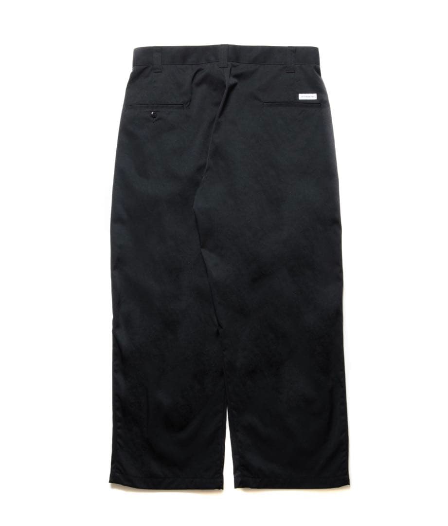 クーティ　Nylon Chino Cloth 1 Tuck Trousers
