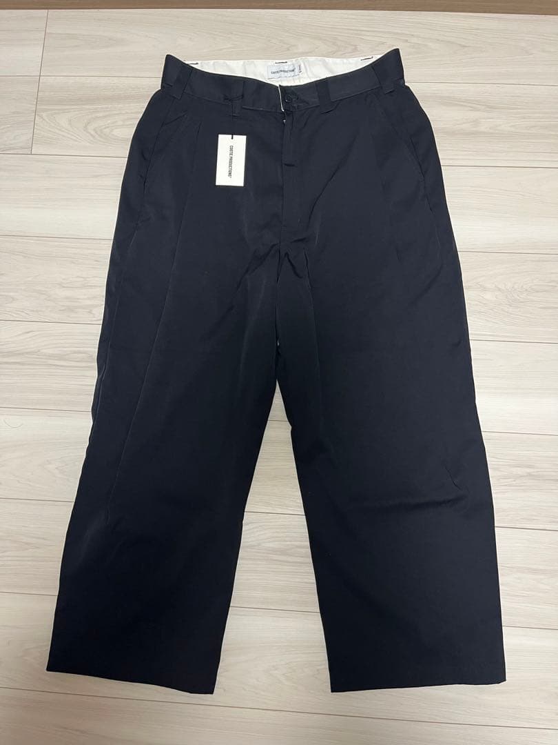 クーティ　Nylon Chino Cloth 1 Tuck Trousers
