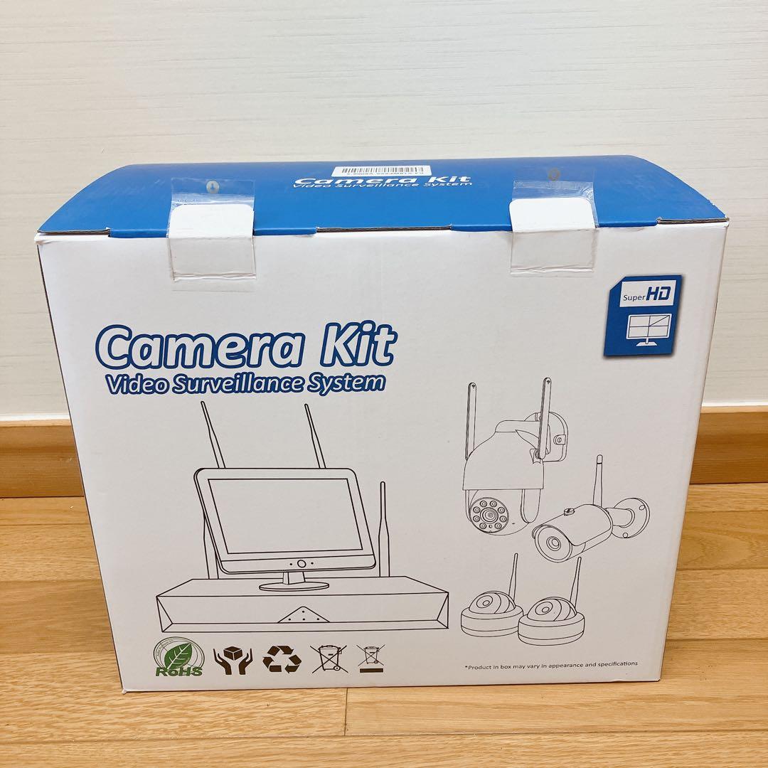 800万画素対応　防犯カメラ屋外 poe 人体&車両検知機能 3TBHDD内蔵