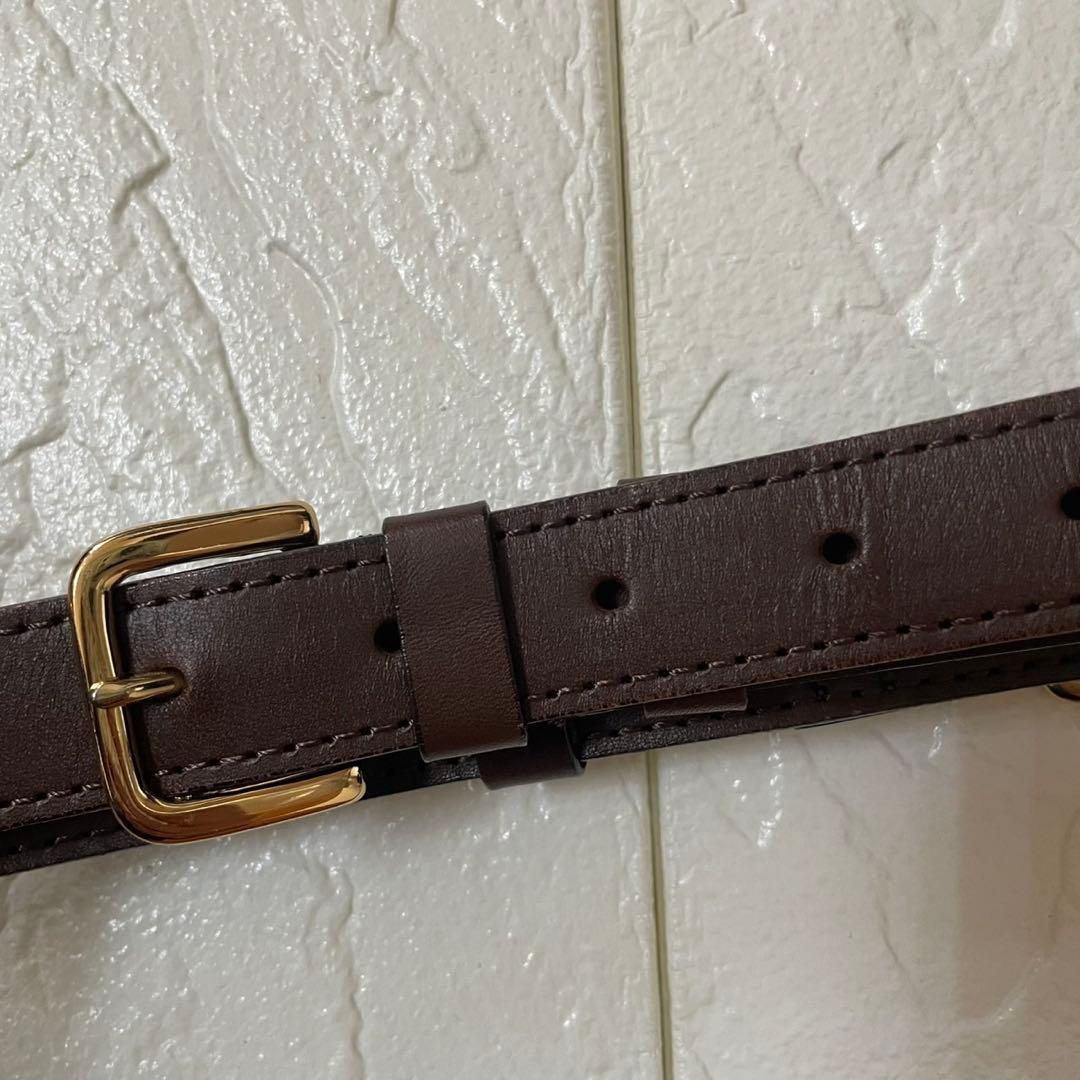 【SITA PARNATICA】ボディバッグ　シボ革　ウエストポーチ ブラック