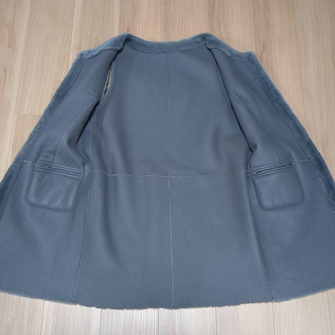 ゼラール　zelal リバーシブルベスト　ムートン　ミンク　毛皮