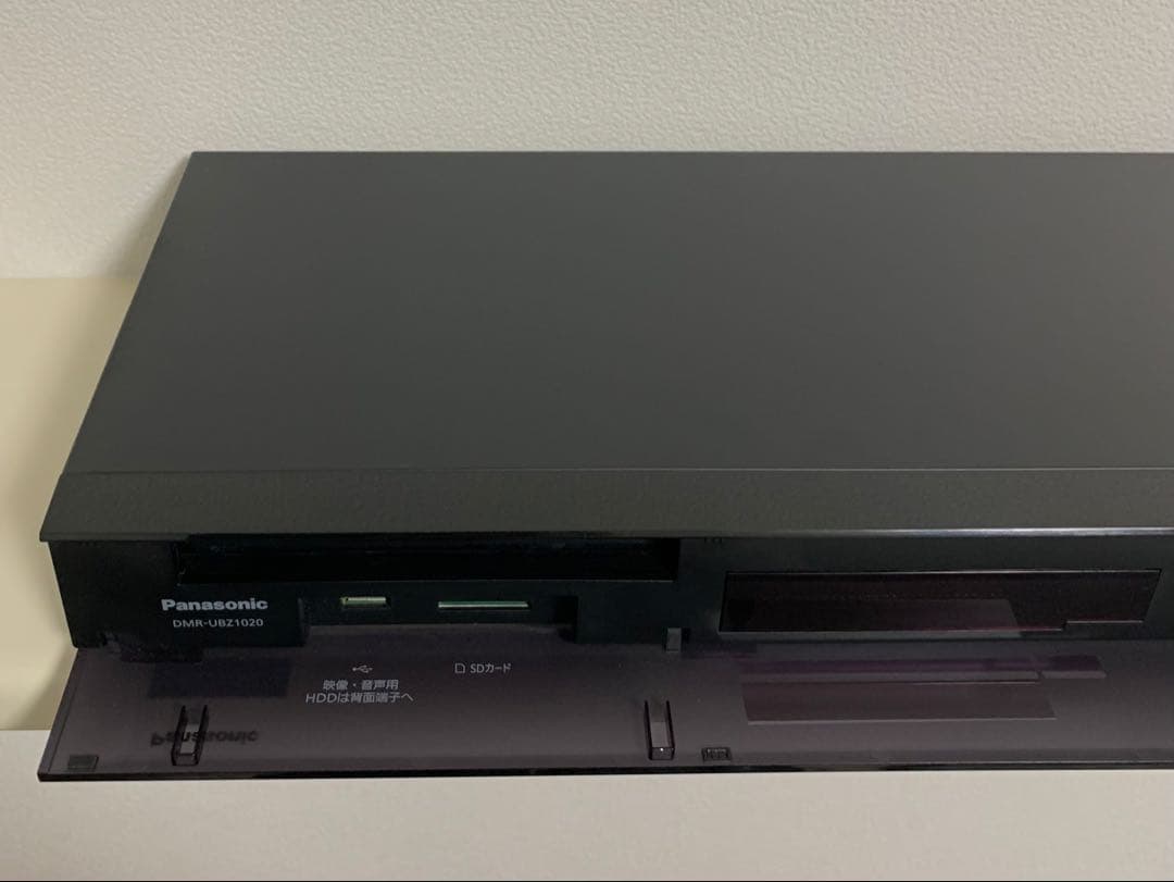 レコーダー Panasonic DIGA DMR-UBZ1020