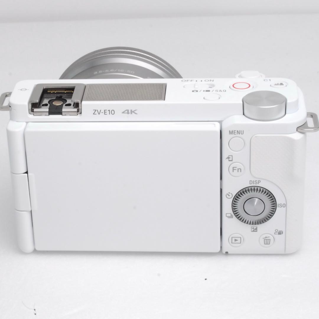 【美品】SONY α VLOGCAM ZV-E10 ホワイト ダブルレンズキット
