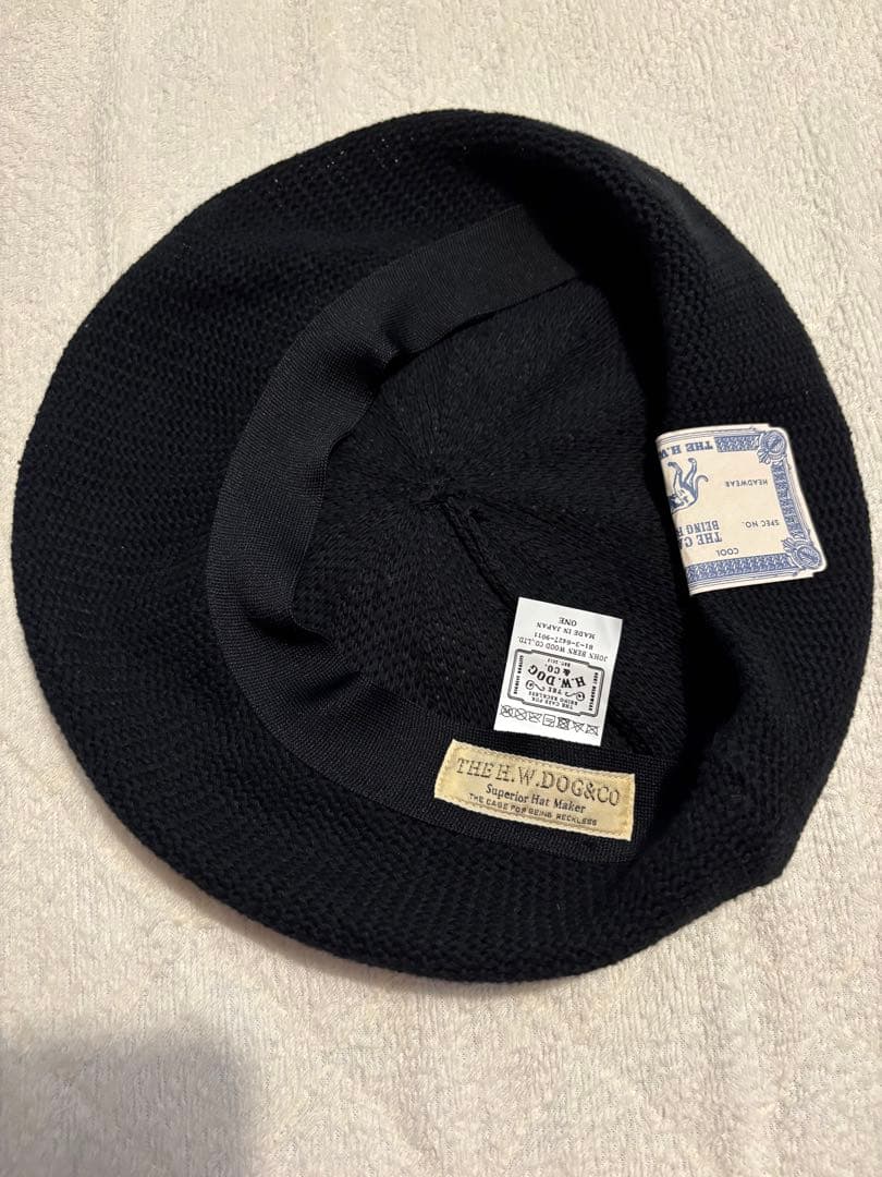 帽子 THE H.W.DOG&CO./62 BERET 23SS/D-00766