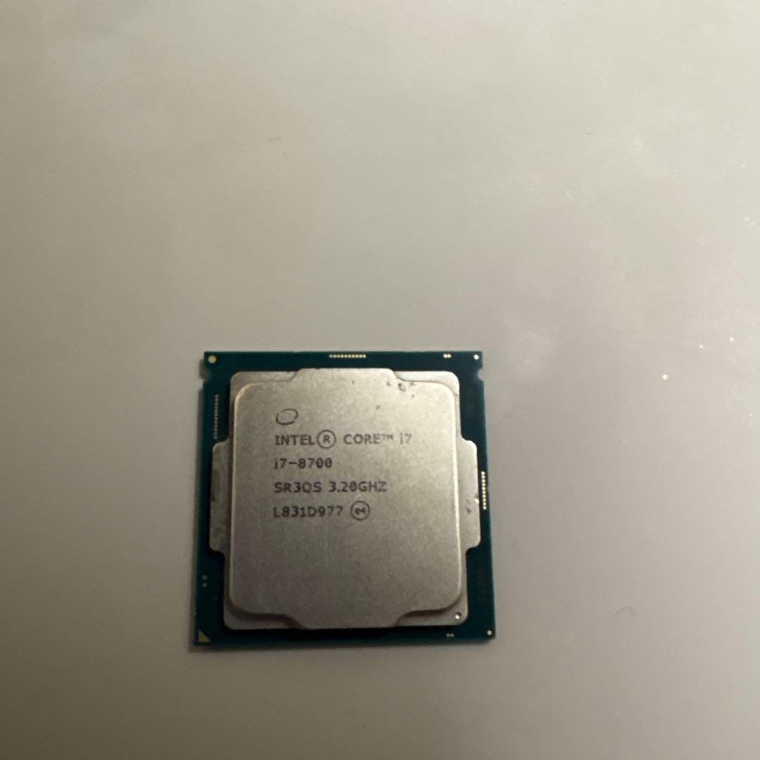 CPU CPU Intel core i7 8700