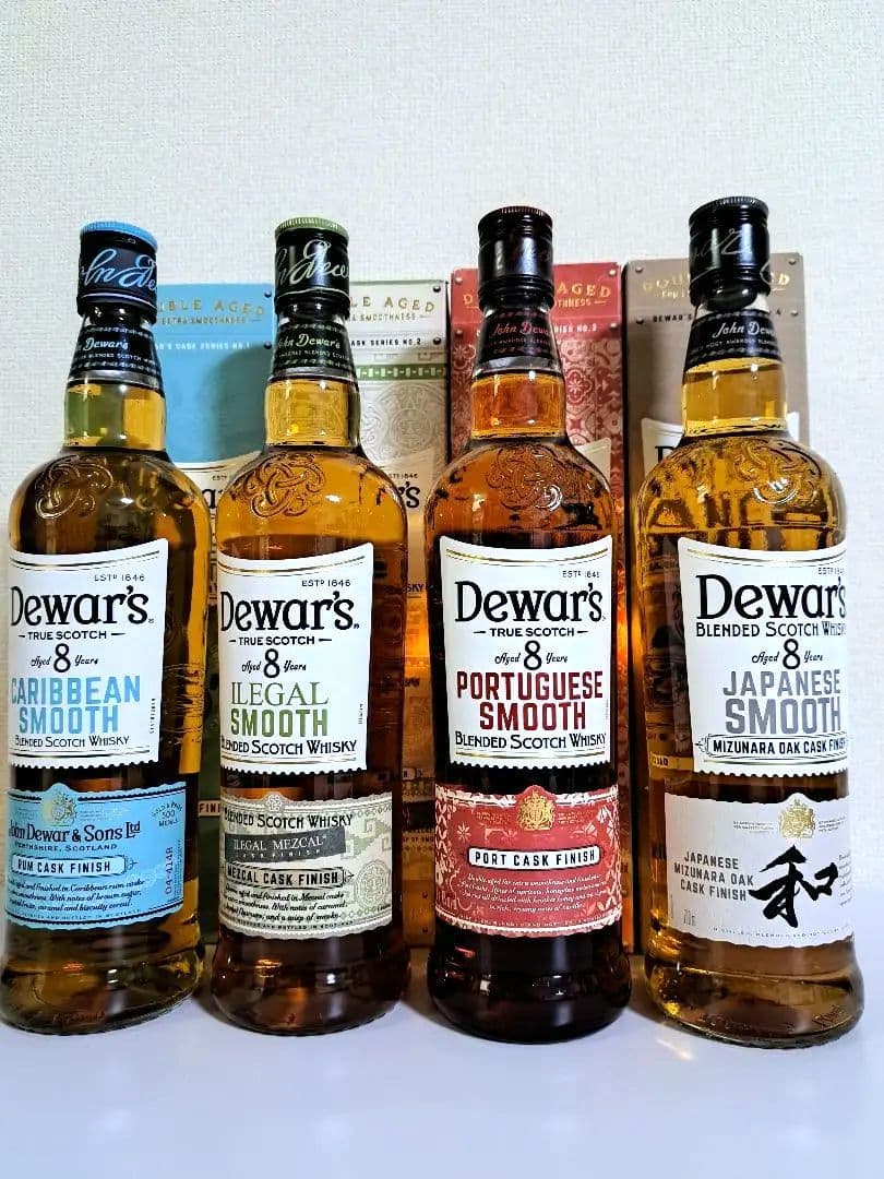 デュワーズ　８年　限定　ユニークカスク　シリーズ