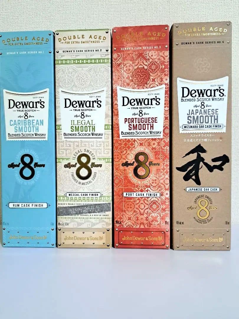デュワーズ　８年　限定　ユニークカスク　シリーズ