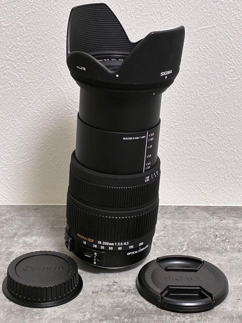 ⭐️美品⭐️ SIGMA 18-200mm 3.5-6.3 DC OS Canon