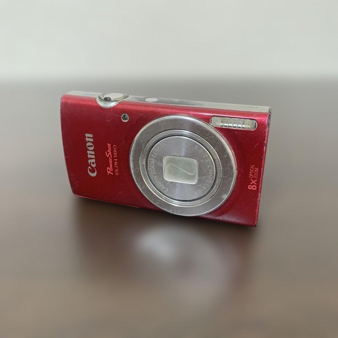 【ジャンク品】Canon IXY180 PC2275 レッド