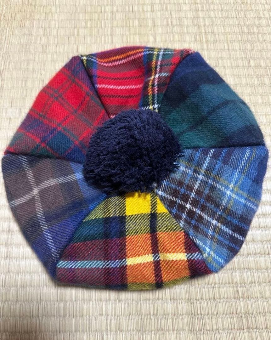 コムデギャルソン・シャツx ロキャロン20AWマルチカラーベレー帽