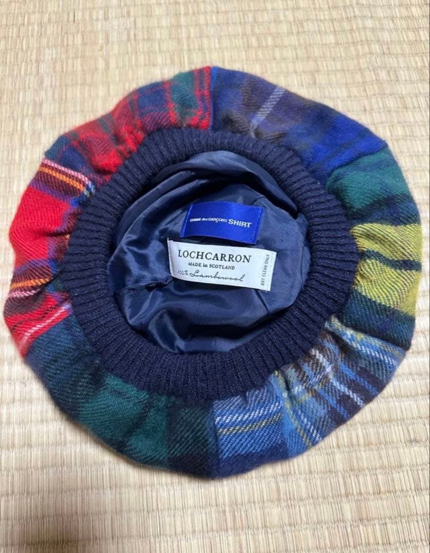 コムデギャルソン・シャツx ロキャロン20AWマルチカラーベレー帽