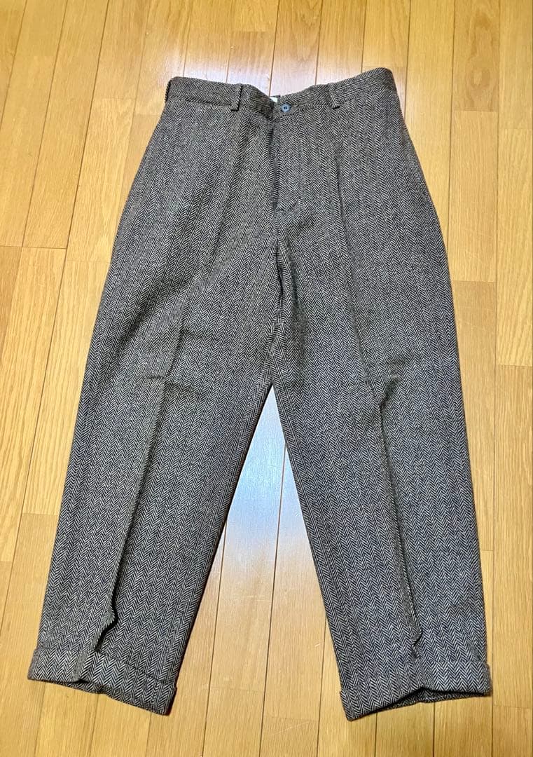 90s RRLヘリンボーン ウールパンツ　W30 made in USA