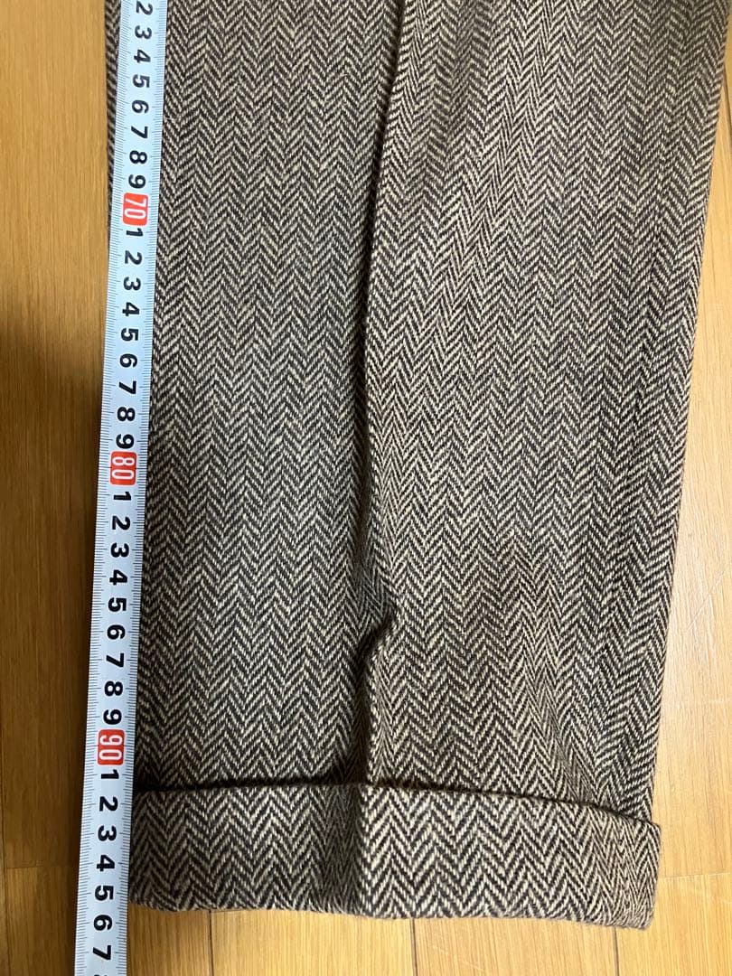 90s RRLヘリンボーン ウールパンツ　W30 made in USA