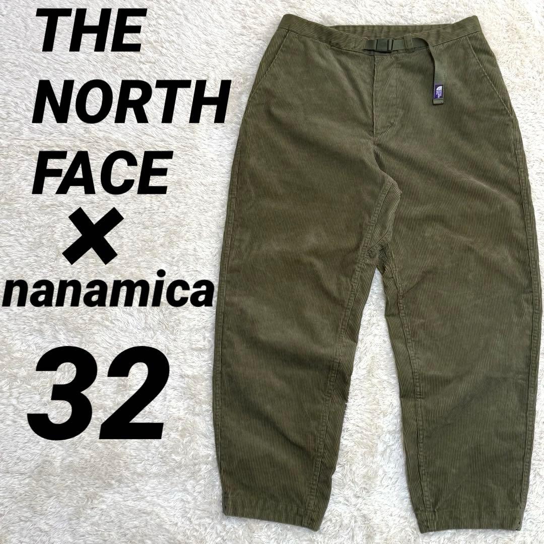 NT5155N PURPLE LABELコーデュロイ ワイドテーパードパンツ